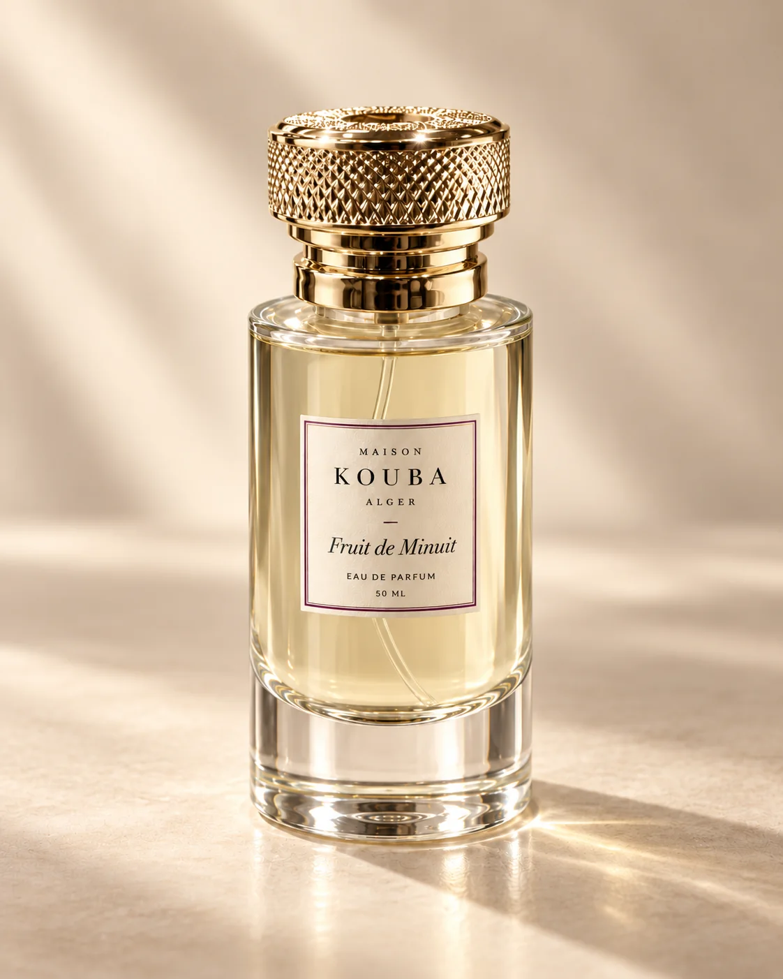 Fruit de Minuit, flacon de la collection Maison Kouba